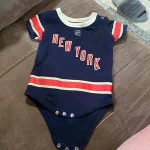 NHL NY Rangers 3 to 6 month baby shirt